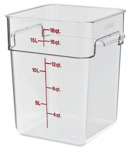 Camsquare Cambro 15L/18Q 18SFSCW with Cover