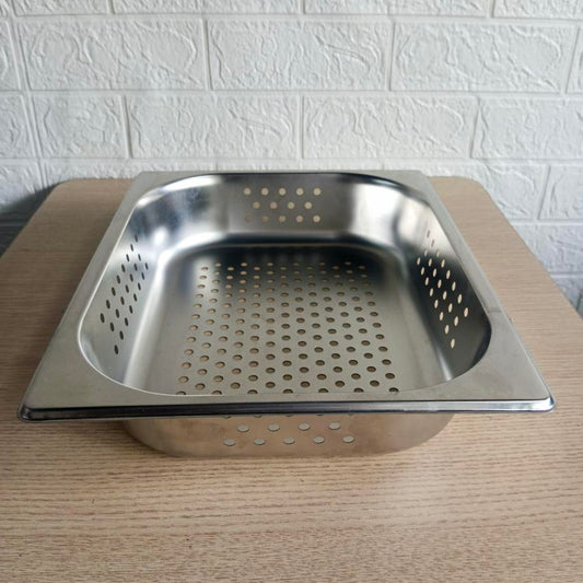GN Food Pan Perforated 1/2 , 1mm thick High Grade Stainless Steel
