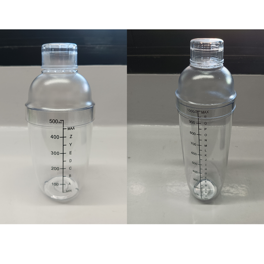 Shaker Cup Graduated Clear Polycarbonate