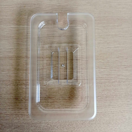 Food Pan Cover 1/4 Clear with Notch