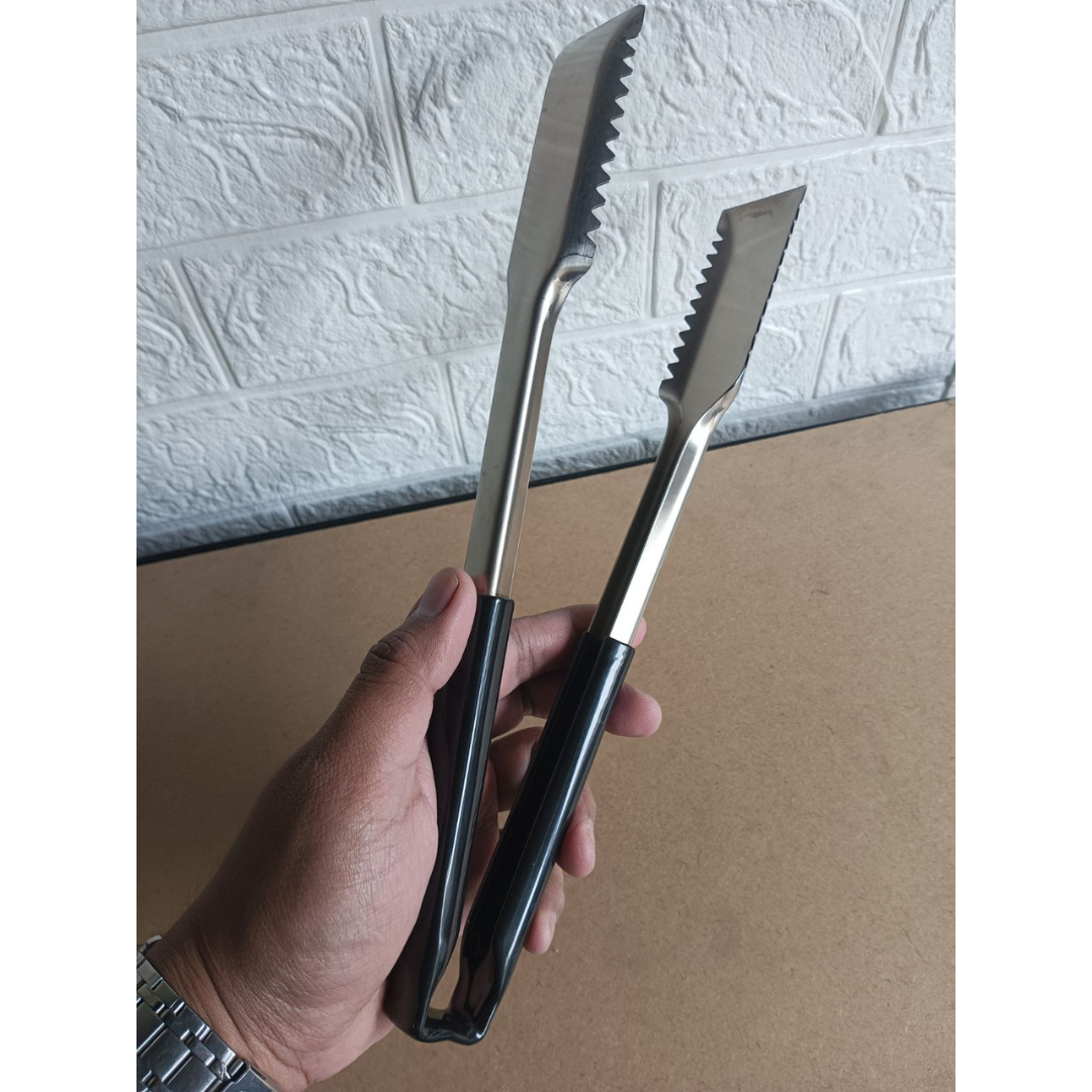 Gchef Kitchen Wedge Grip Tongs 12inch with Color Coated Handle