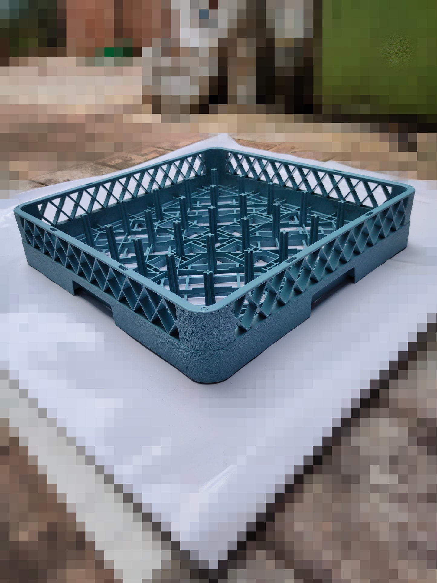 Dishwashing Machine Plate Rack 25 Pins Infineat Gray