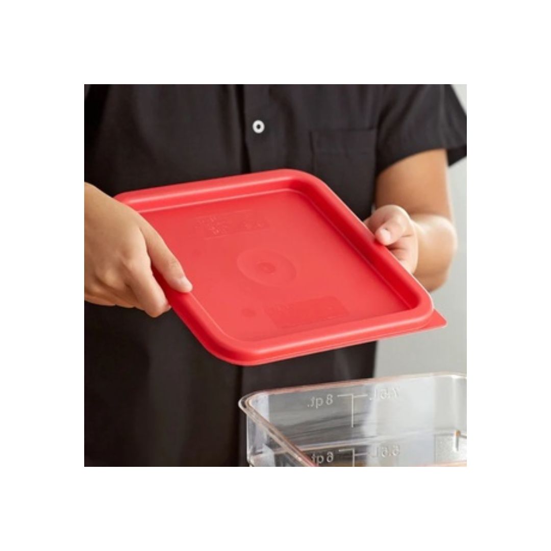 Camsquare Lid Winter Rose Authentic Cambro For 6 & 8Q SFC6451