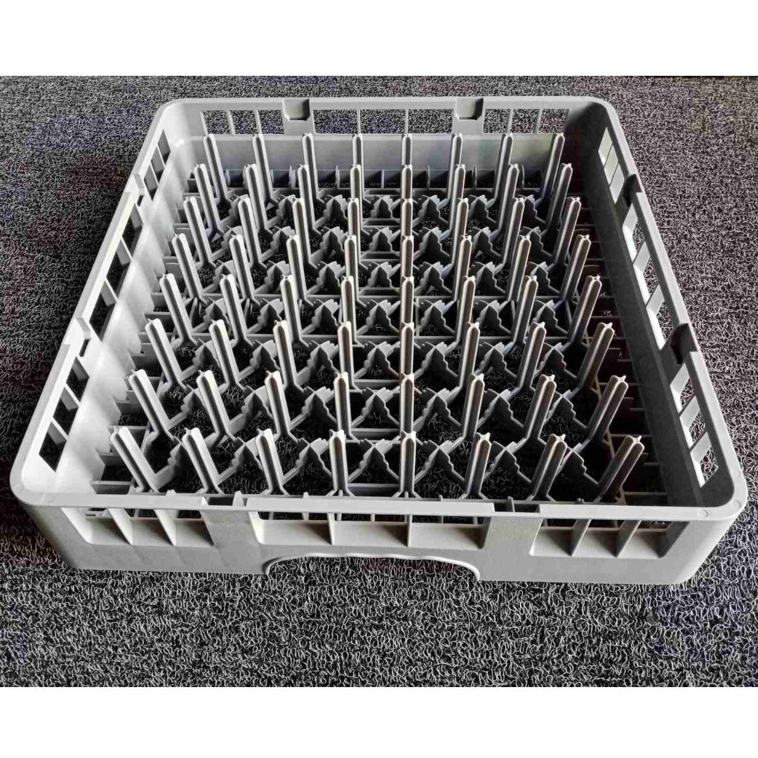 Dishwashing Machine Plate Rack 64 Pins Infineat Gray Box Design