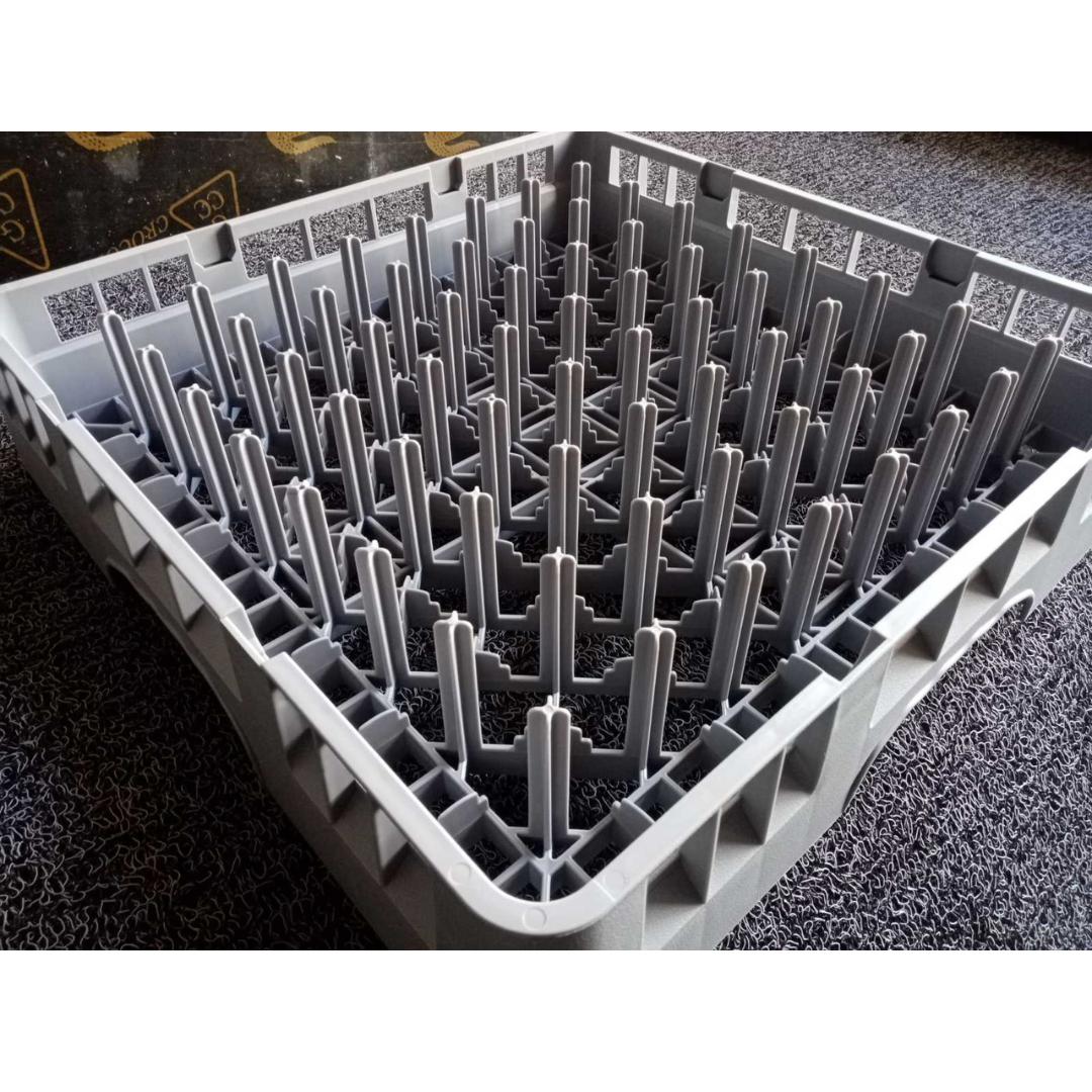 Dishwashing Machine Plate Rack 64 Pins Infineat Gray Box Design