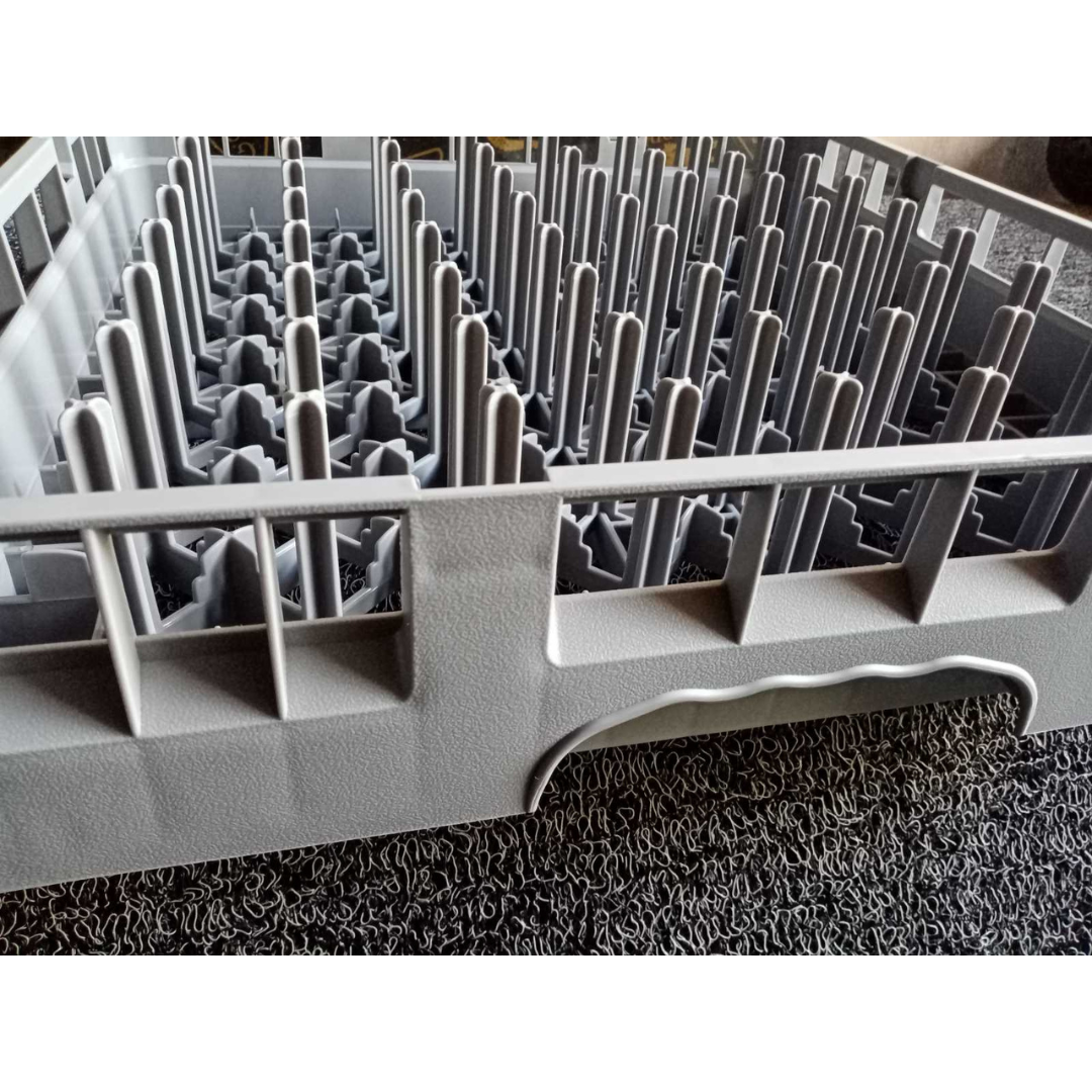 Dishwashing Machine Plate Rack 64 Pins Infineat Gray Box Design