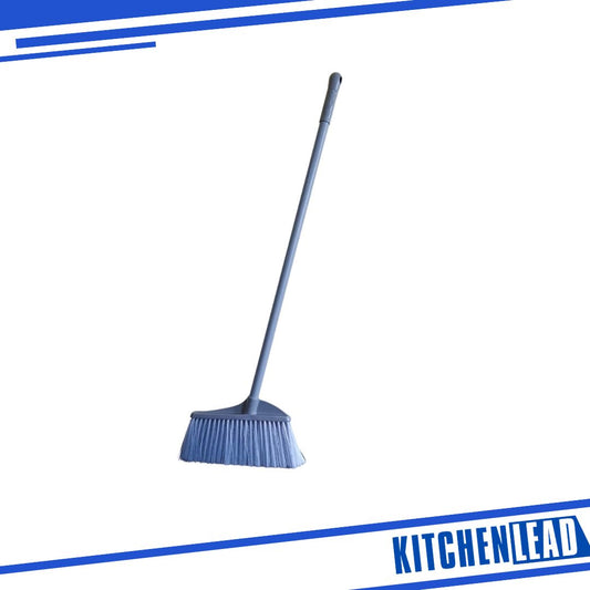 Lobby Dustpan with Broom Gray