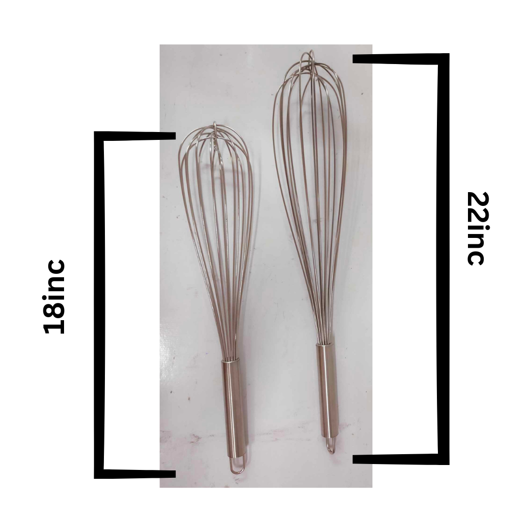 Wire Whisk 2pcs Stainless Steel Heavy Duty
