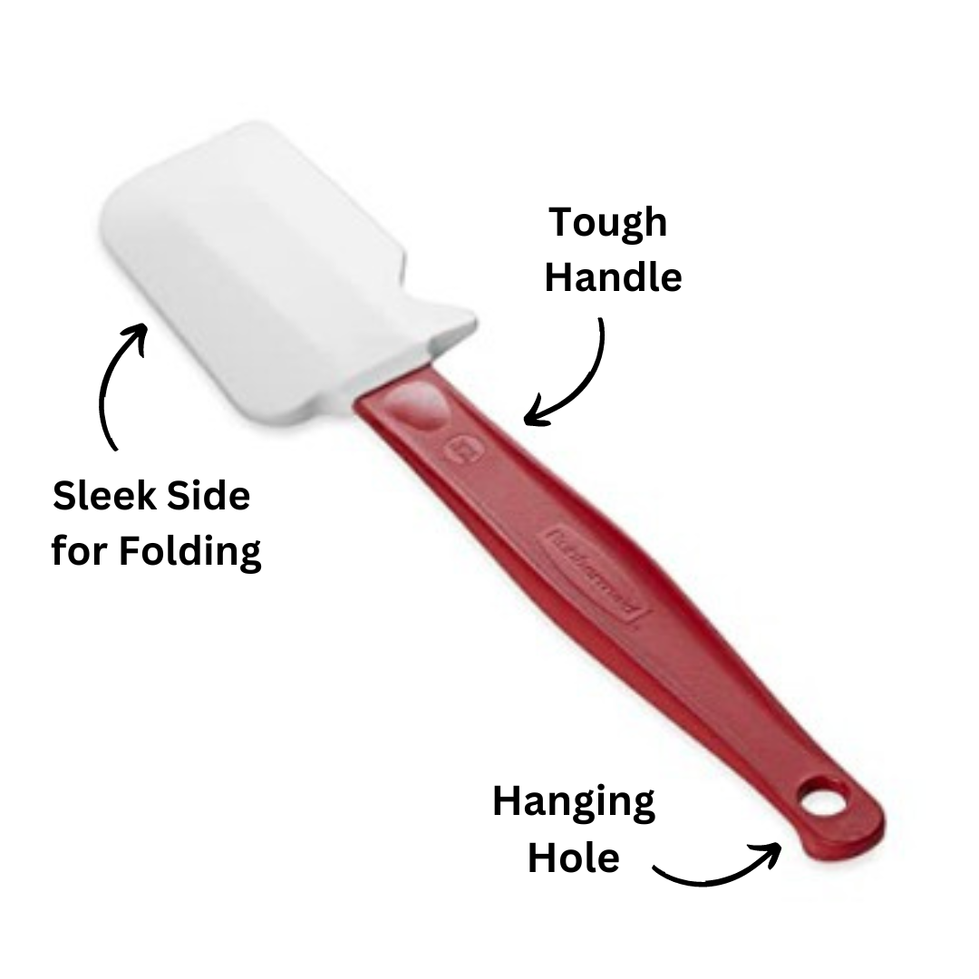 2pcs Spatula Heavy-Duty Authentic Rubbermaid Scraper High Heat Resistant