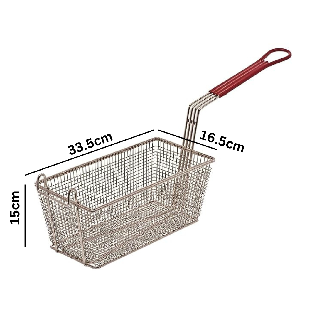 Fry Basket 2pcs 33.5x16.5x15cm Split-Vat Type
