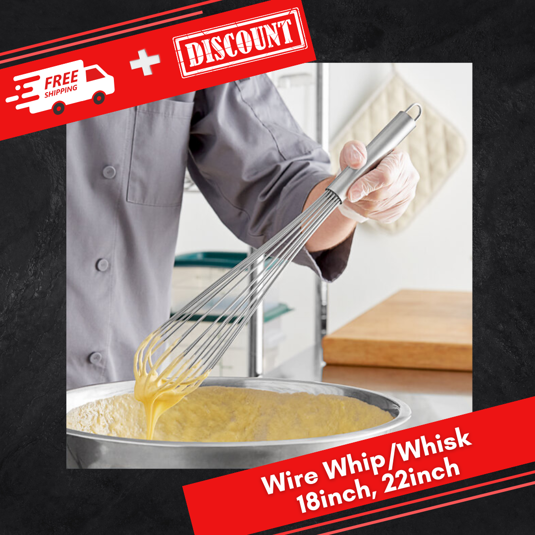 Wire Whisk 2pcs Stainless Steel Heavy Duty