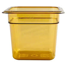 Cambro 1/6x6" Amber Food Pan 66HP150