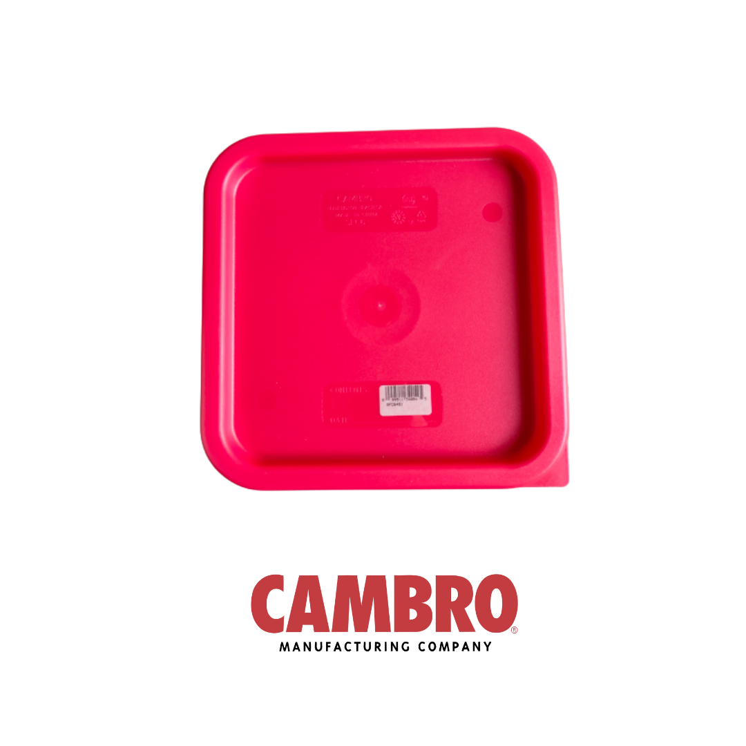 Camsquare Lid Winter Rose Authentic Cambro For 6 & 8Q SFC6451