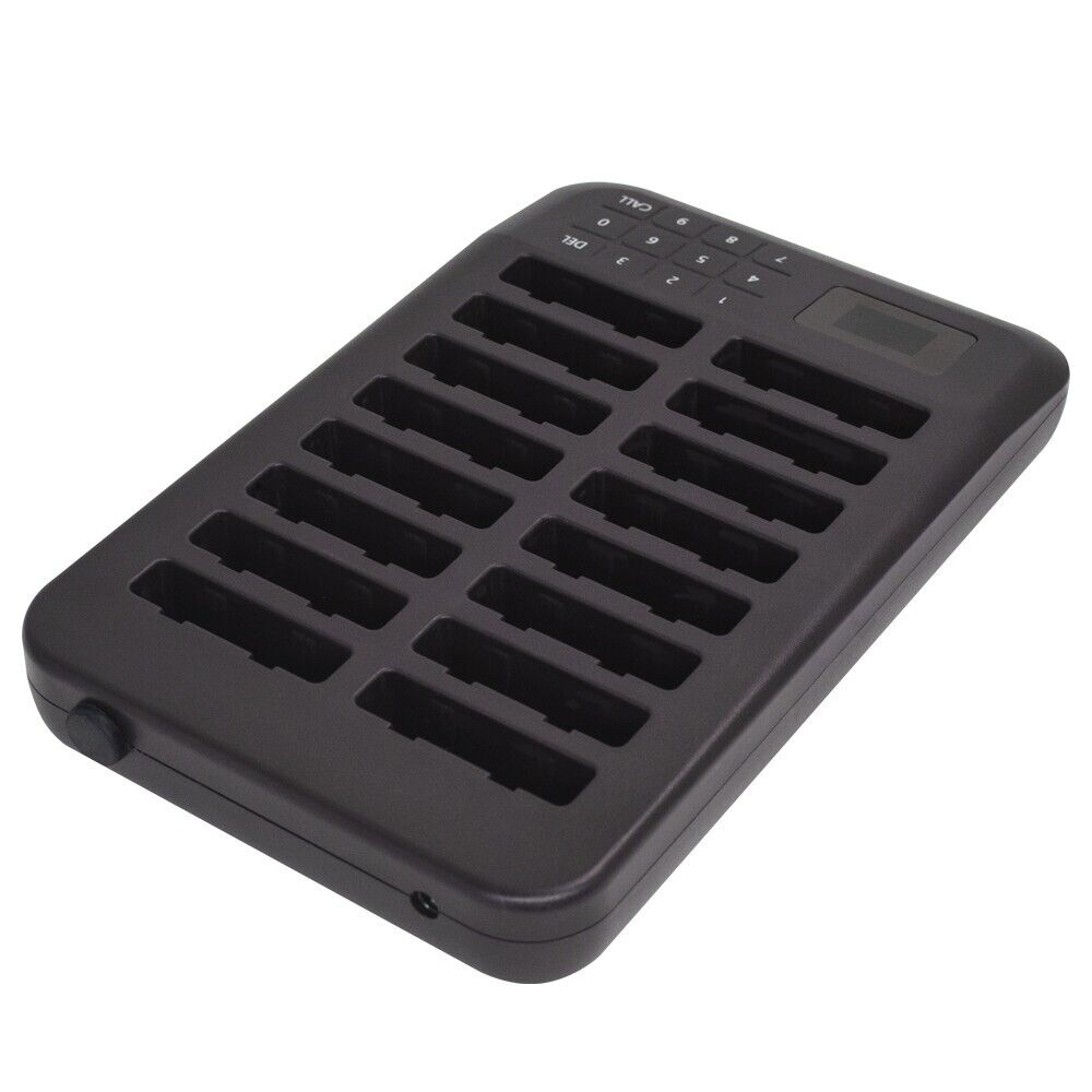 Coaster Pager System CTP302 with 16 Vibrating Pagers