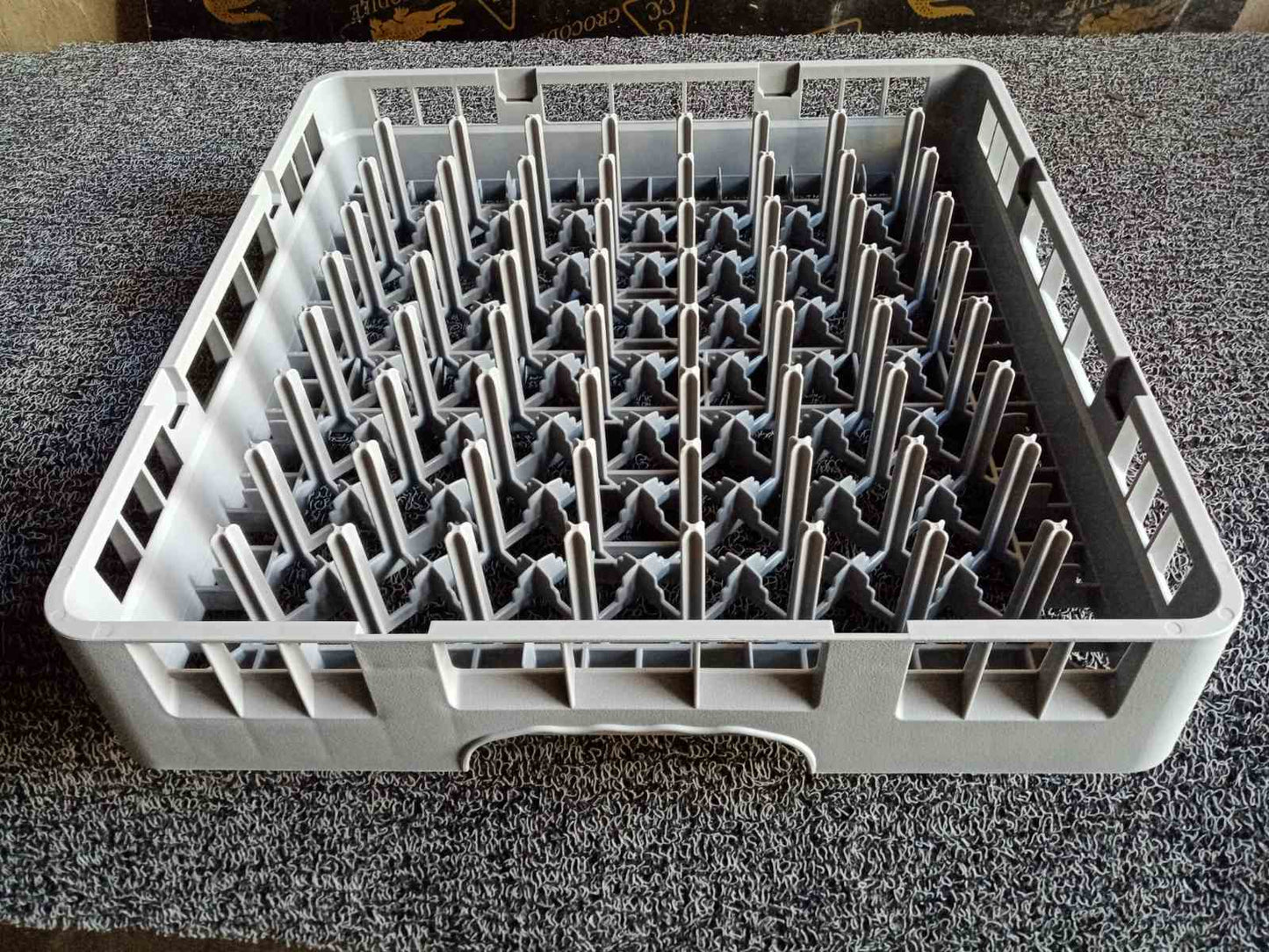Dishwashing Machine Plate Rack 64 Pins Infineat Gray Box Design