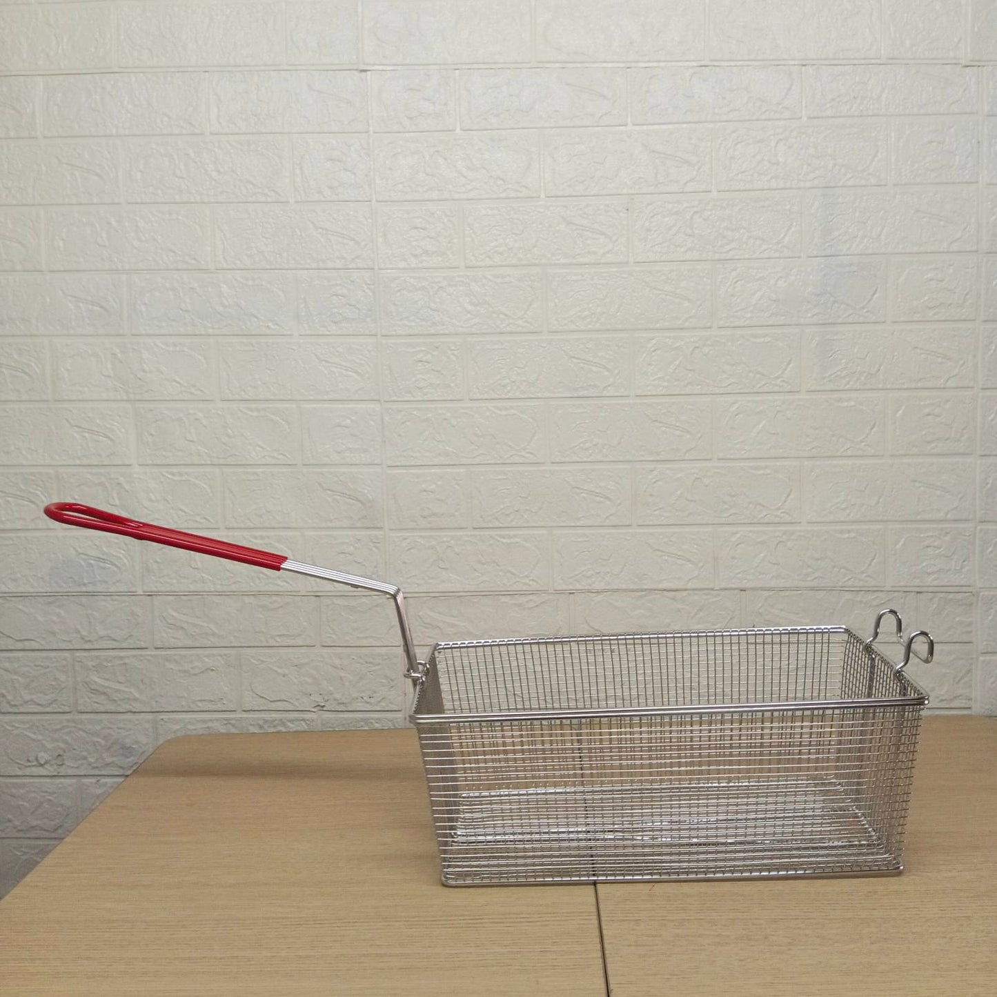 Fry Basket Full-Vat Segmented Stainless Steel 201 with clamp support