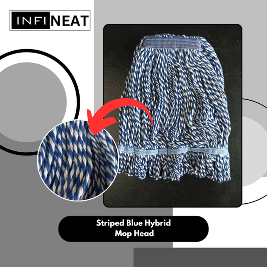 Mop Head Infineat Stripe Colors Blue-White New