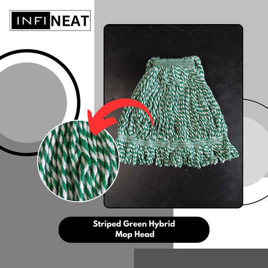 Mop Head Infineat Stripe Colors Green-White New