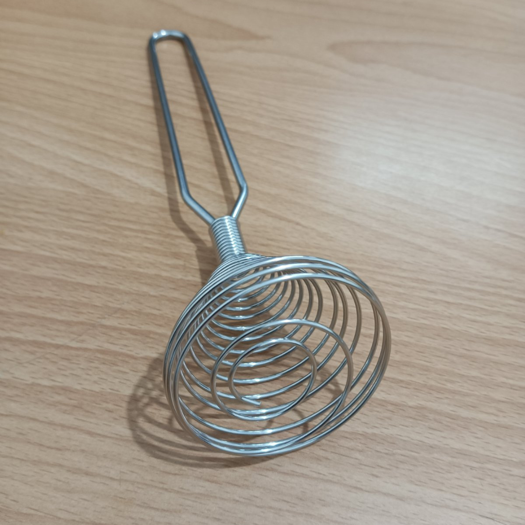 Spring Coil Wire Whisk Stainless Steel Round