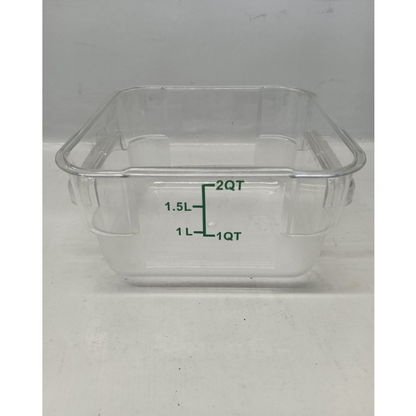 Food Storage Container 2Q Restaurant Grade, 2pcs