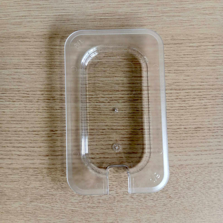 Food Pan Cover 1/9 Clear with Notch