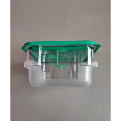 Food Storage Container 2Q Restaurant Grade, 2pcs