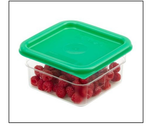 Cambro Camsquare 2Q  2SFSCW with Cover