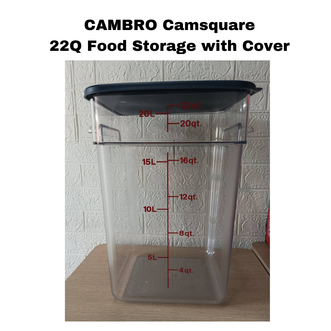 Camsquare Authentic Cambro Brand 22Qt With COVER