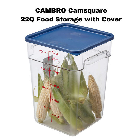Camsquare Authentic Cambro Brand 22Qt With COVER