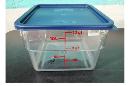 Cambro Camsquare 12Q 12SFSCW Food Storage with cover