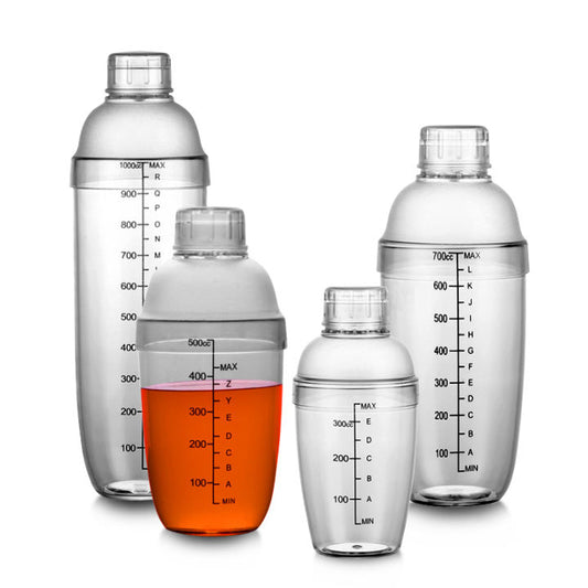 Shaker Cup Graduated Clear Polycarbonate