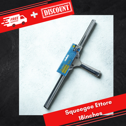 Squeegee 18 inches Ettore for Glass and Window with Aluminum Frame