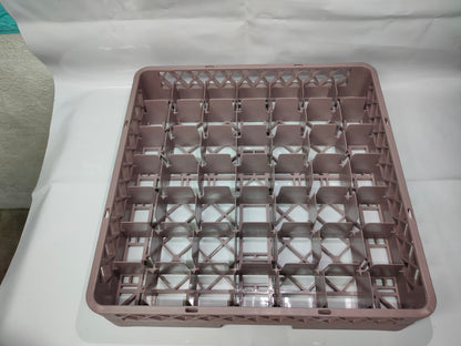 Dishwashing Machine 49 Plaid Cup Rack Gray Brown 1pc