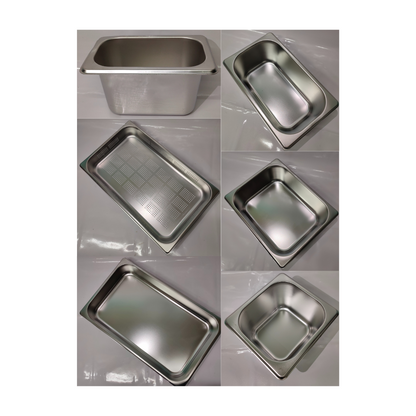 GN Food Pan 1/4 x 1mm Thick High Quality Stainless Steel