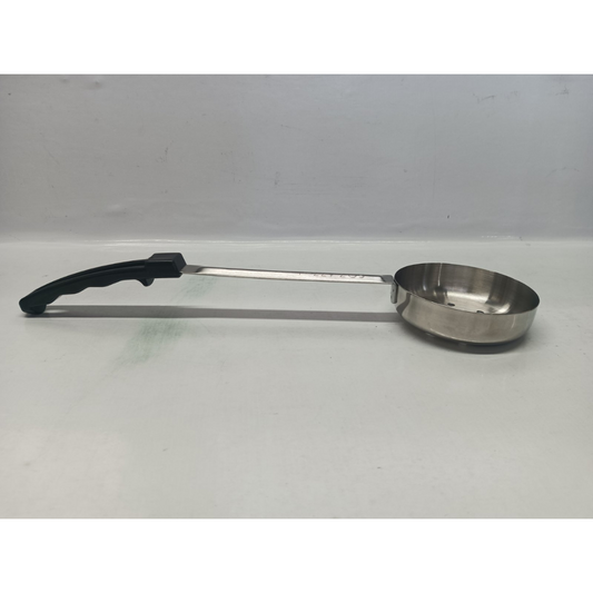 Perforated Spoodle Portion Spoon 6oz Stainless Steel Black Handle