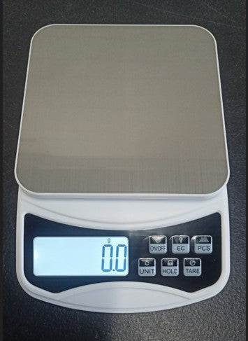 Kitchen Weighing Scale KitchenLead White 5kg Water Resistant