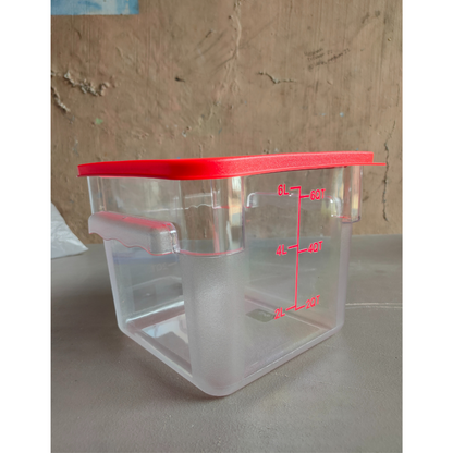 Food Storage Container 6Q Restaurant Grade, 1pc