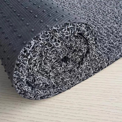 Coil Mat Hybrid Grey-Black Spaghetti Mat Outdoor Mat w/ Anti Slip 3ft x 6ft