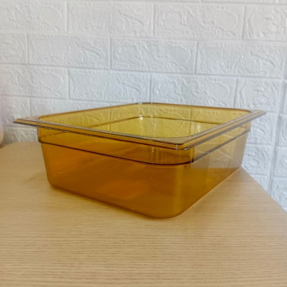Rubbermaid 1/2x4" Amber Hot Food Pan RCP 224P HEAVY DUTY