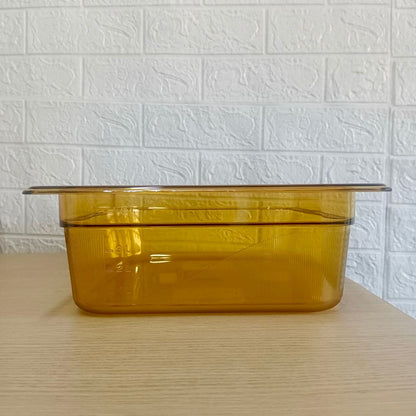 Rubbermaid 1/2x4" Amber Hot Food Pan RCP 224P HEAVY DUTY