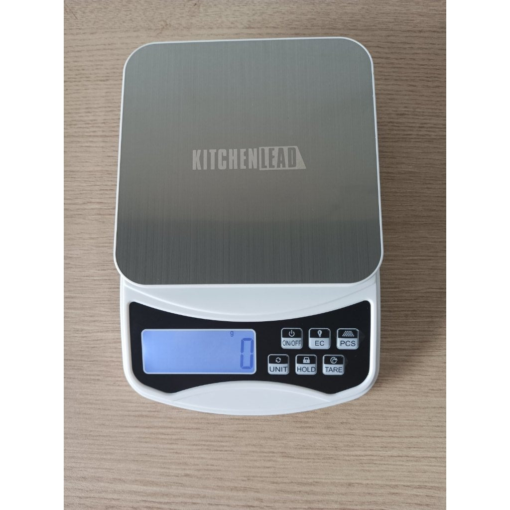 Kitchen Weighing Scale KitchenLead White 5kg Water Resistant