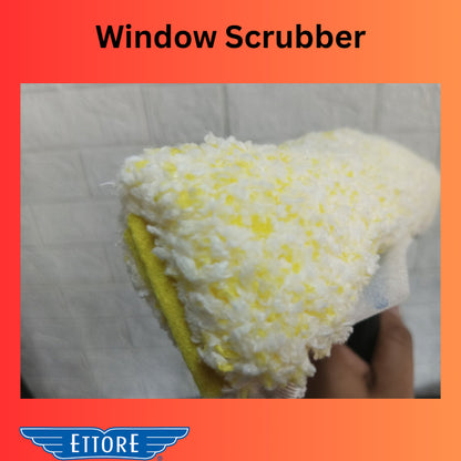 Ettore Window Glass Scrubber Golden Glove 10 inches & 18 inches