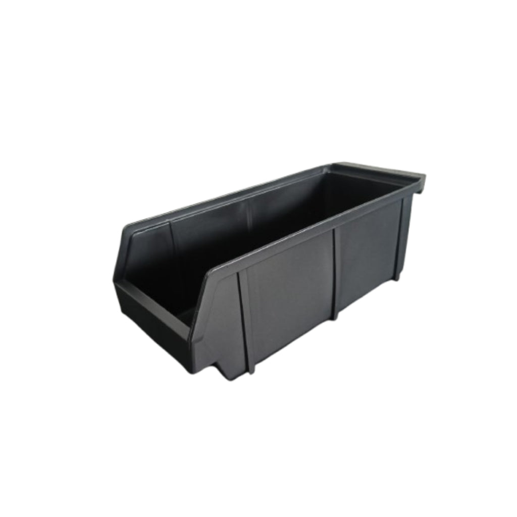 Condiments Storage Bin Stackable Single Layer Black