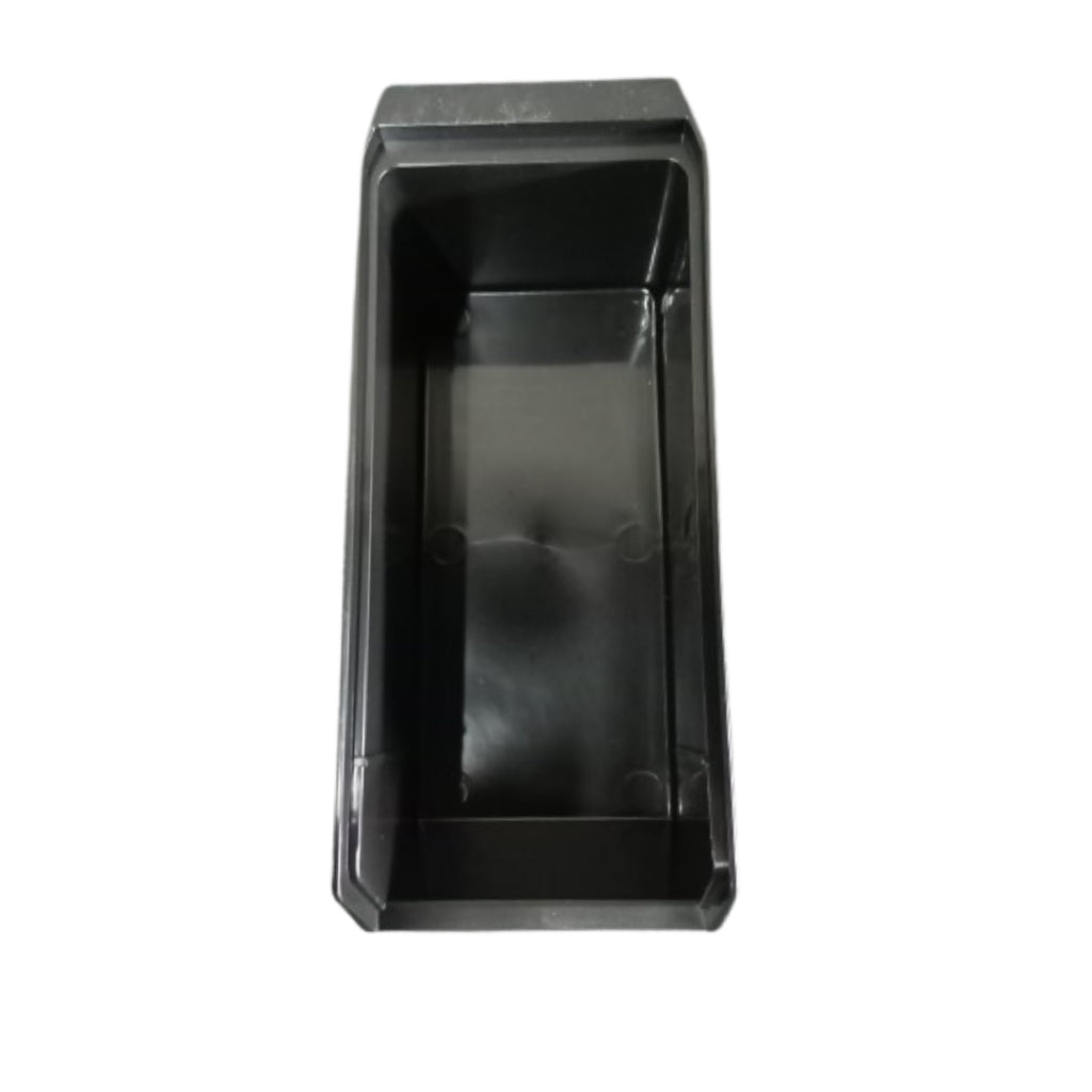 Condiments Storage Bin Stackable Single Layer Black