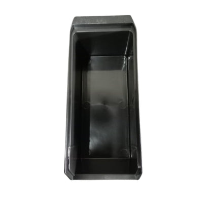 Condiments Storage Bin Stackable Single Layer Black