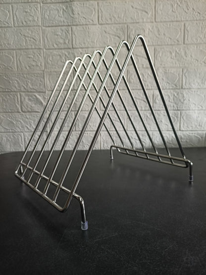 Chopping Board Rack Six Slot Organizer High Grade Stainless Steel