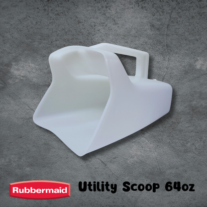 Rubbermaid 64oz White Utility Scoop FG288500WHT