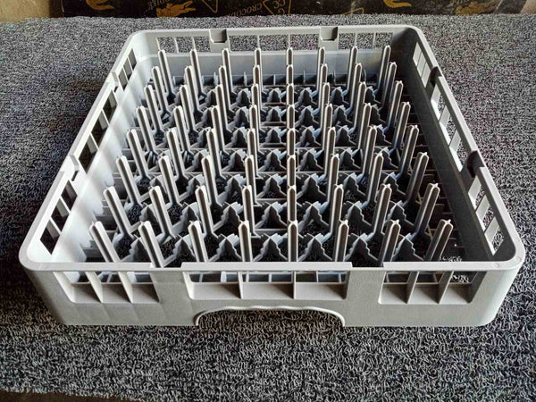 Dishwashing Machine Plate Rack 64 Pins Gray Side-Seal | Baraco Kitchen ...