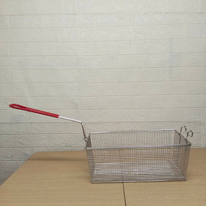 Fry Basket Full-Vat Segmented Stainless Steel 201 with clamp support