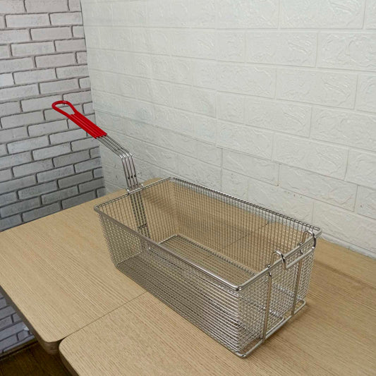 Fry Basket Full-Vat Segmented Stainless Steel 201 with clamp support